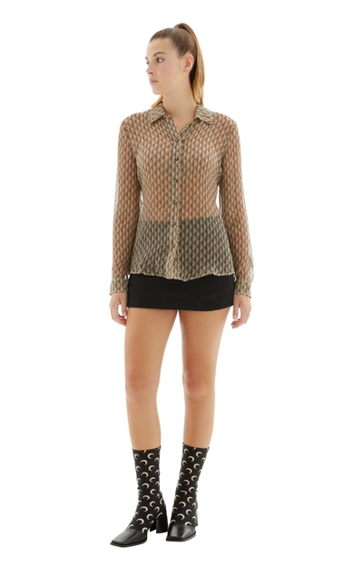 Tシャツ・カットソー MARINE SERRE MOON DIAMANT SILK CREPON BUTTON UP BLOUSE DSC01242-Edit.jpg?format=1000w