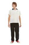 Visvim Hacking Short-sleeve Silk Shirt In Ivory