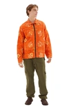 Karu Research Handcrafted Quilted Jacket In Salmon/pink/red