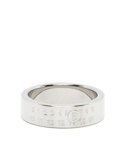 Mm6 Maison Margiela Mm6 Wide Ring In Silver