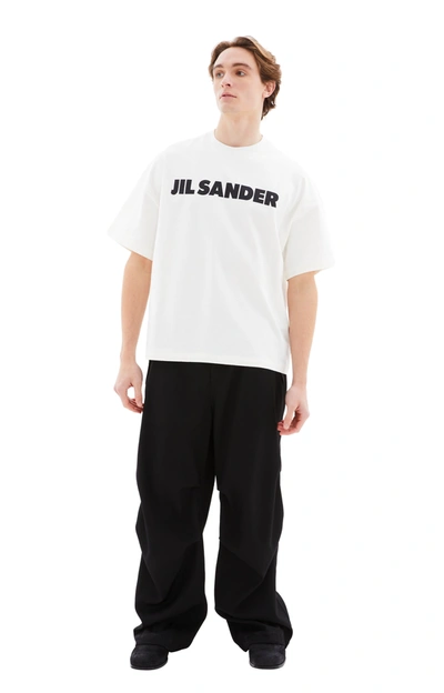 Jil Sander Crew Neck T-shirt In Beige