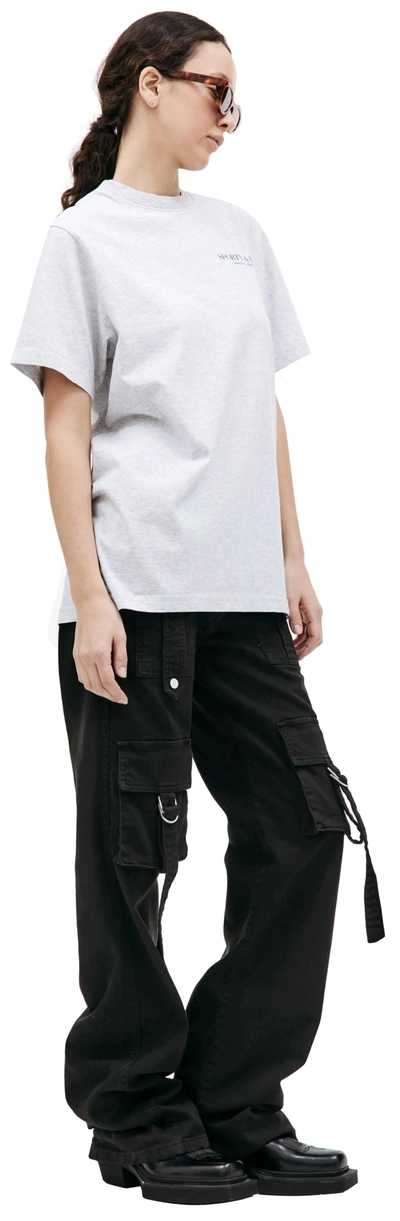 Sporty And Rich Made In California Cotton T-shirt In Grey