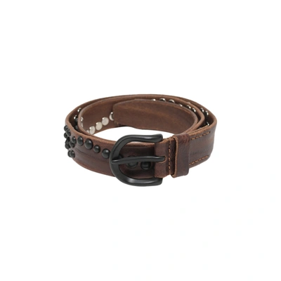 Our Legacy Star Fall Belt In Brown