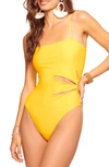 Ramy Brook Sevyn Cutout One-piece Swimsuit In Citrine