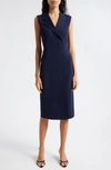 REISS ELLE SLEEVELESS MIDI DRESS