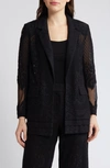 KOBI HALPERIN JOIE LACE OPEN FRONT BLAZER