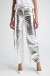 INTERIOR THE STERLING METALLIC LEATHER PANTS