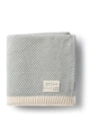 Domani Home Kids'  Brunello Baby Blanket In Lake Blue