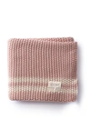 Domani Home Marici Baby Blanket In Blush/ Shell