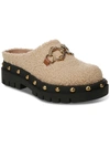 Circus By Sam Edelman Annie Womens Padded Insole Embossed Clogs In Beige