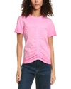 SANDRO CINCHED FRONT T-SHIRT