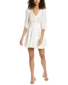 Sandro Woman Short Dress White Size 2 Cotton In White