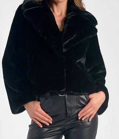 Elan Sutton Coat In Black