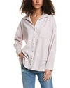 PROJECT SOCIAL T LONNIE BUTTON FRONT RIB SHIRT