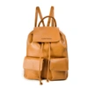 CLAUDIO CIVITICO CAPPUCCINO PEBBLED LEATHER - BACKPACK