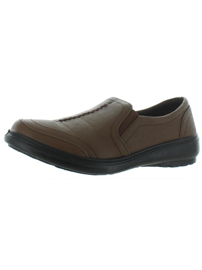 Easy Street Ultimate Womens Slip On Stretch Flats In Multi
