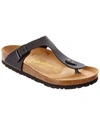 Birkenstock Gizeh Birko-flor Flip Flop In Black