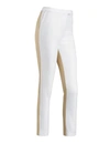 G/FORE COLOUR-BLOCKED GOLF PANT IN WHITE/BEIGE