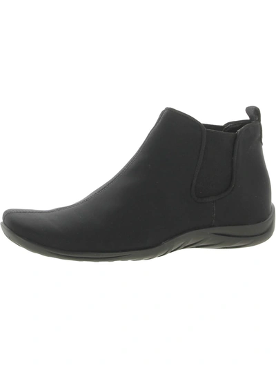 Walking Cradles Ante Womens Casual Ankle Chelsea Boots In Black