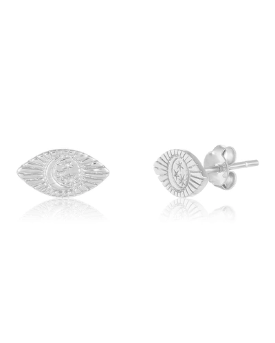 Sterling Forever Sterling Silver Starry Eyes Stud Earrings[silver]