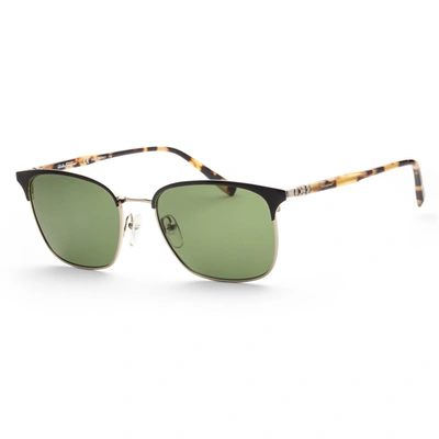 Ferragamo Men's 54mm Black And Shiny Gold Sunglasses In Multi