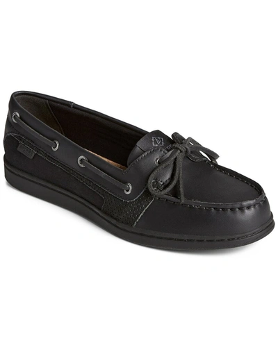Sperry Starfish Eco Leather Shoe In Black