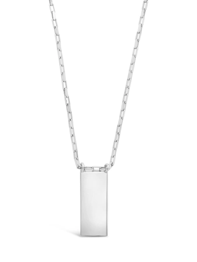 Sterling Forever Sterling Silver Mini Tag Necklace