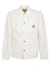 Carhartt Michigan Coat Organic Cotton Dearborn Canvas In White