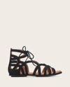 Gentle Souls Break My Heart Gladiator Sandal In Black