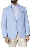 TAILORBYRD SOLID NOTCH LAPEL LINEN BLEND SPORT COAT