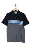 ORIGINAL PENGUIN BIRDSEYE CHEST STRIPE COTTON PIQUÉ POLO