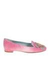 CHIARA FERRAGNI PINK SLIP ON WITH APPLICATIONS,CF1411