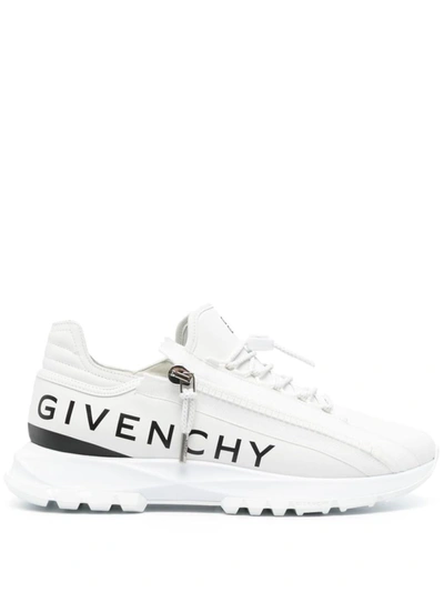 Givenchy Spectre Leather Sneakers In White