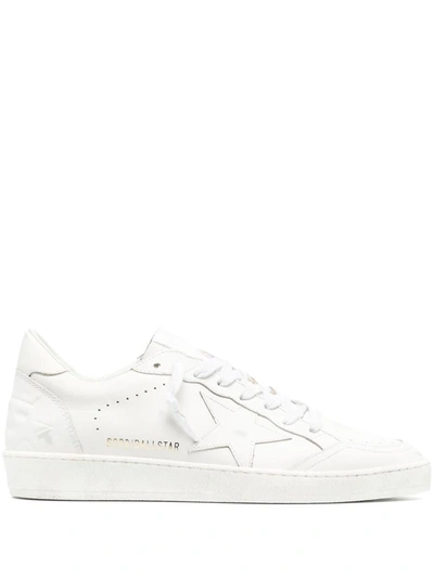 Golden Goose White Super-star Low Top Leather Sneakers