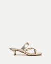 Veronica Beard Alanis Sandal In Platinum