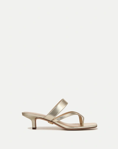 Veronica Beard Alanis Sandal In Platinum