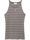 Filippa K Striped Fine Rib Tank In Multi