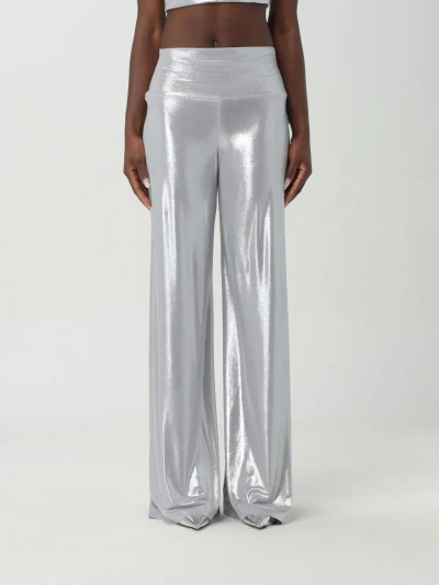 Norma Kamali Trousers In Silver