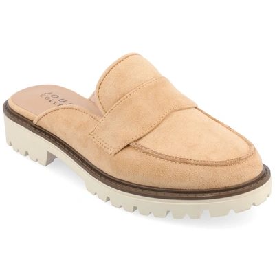 Journee Collection Collection Women's Tru Comfort Foam Miycah Flats In Tan