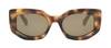 Celine Butterfly 54mm Sunglasses In Brown