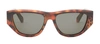 Celine Monochroms Cl40278u 99a Cat Eye Sunglasses In Grey