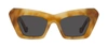 Loewe Anagram 51mm Cat Eye Sunglasses In Grey