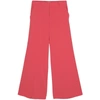 Alberto Biani Cady Straight-leg Trousers In Pink