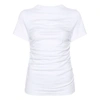 Axel Arigato Ria Gathered T-shirt In White