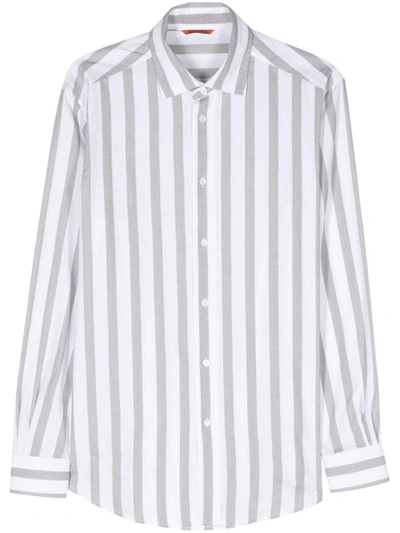 Barena Venezia Striped Cotton Shirt In Uni Unico