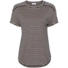 Brunello Cucinelli Blue Striped Jersey T-shirt In Blue/neutrals