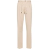 Circolo 1901 Pleat-detail Straight-leg Trousers In Neutrals