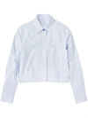 CLOSED CLOSED CROPPED CLASSIC SHIRT CLOTHING