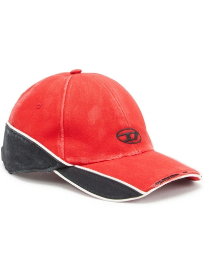 Diesel C-dale Logo-embroidered Cap In 42a