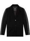 Diesel J-wire Notched-lapels Blazer In 9xx